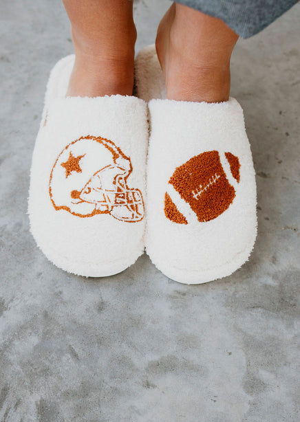 Football and Helmet Slippers