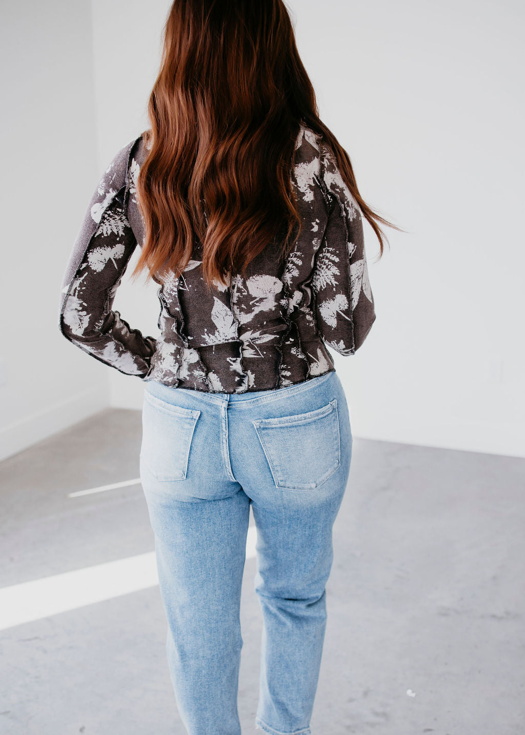 Tansy Floral Print Knit Top