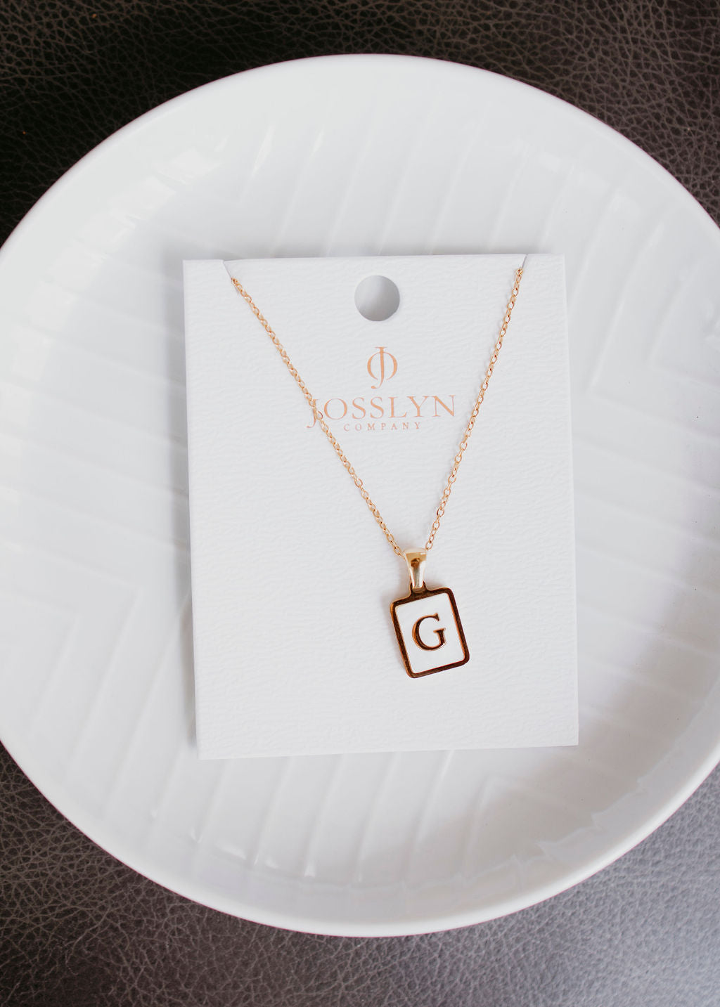 Initial Charm Necklace