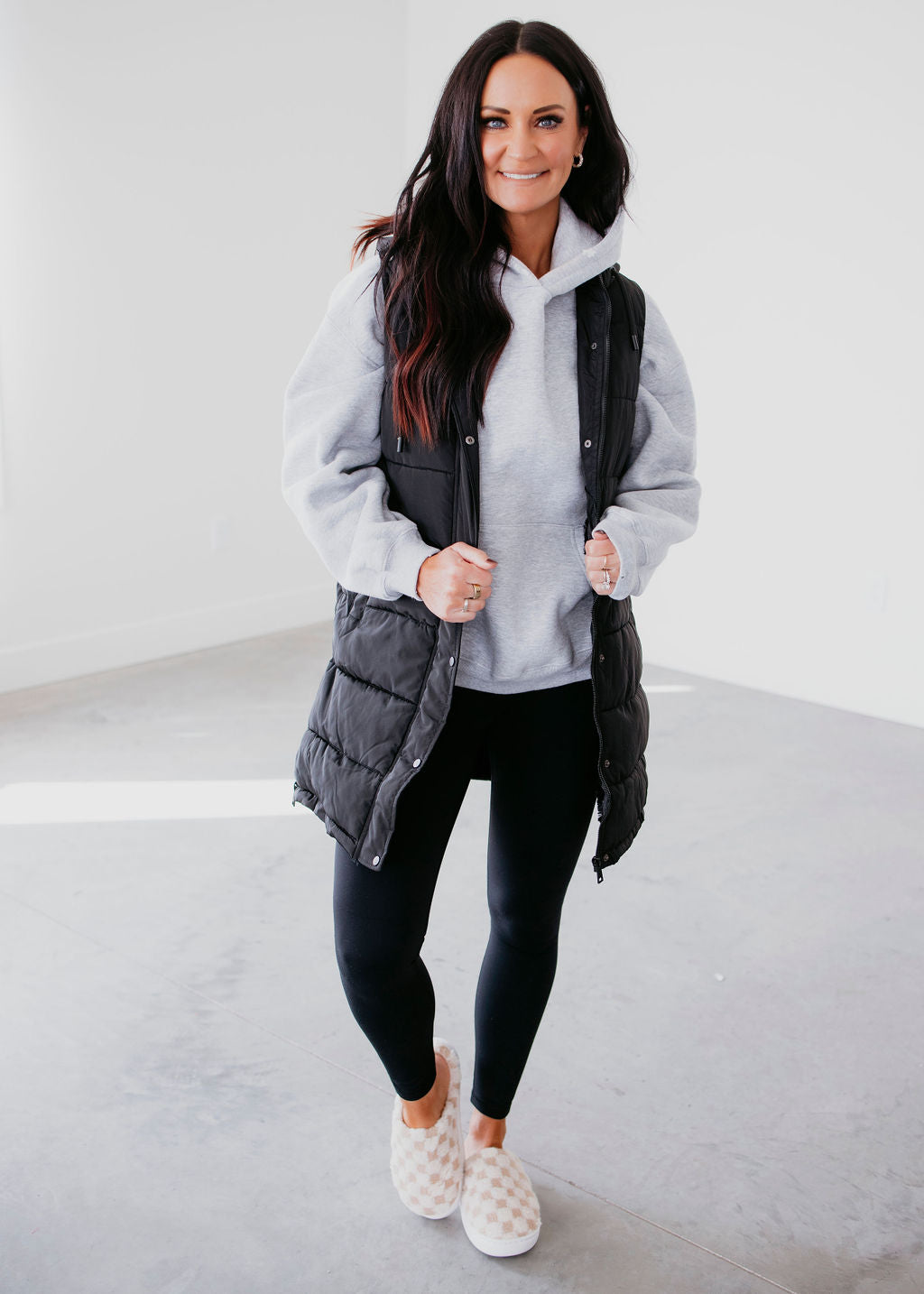 Peyton Hooded Puffer Vest