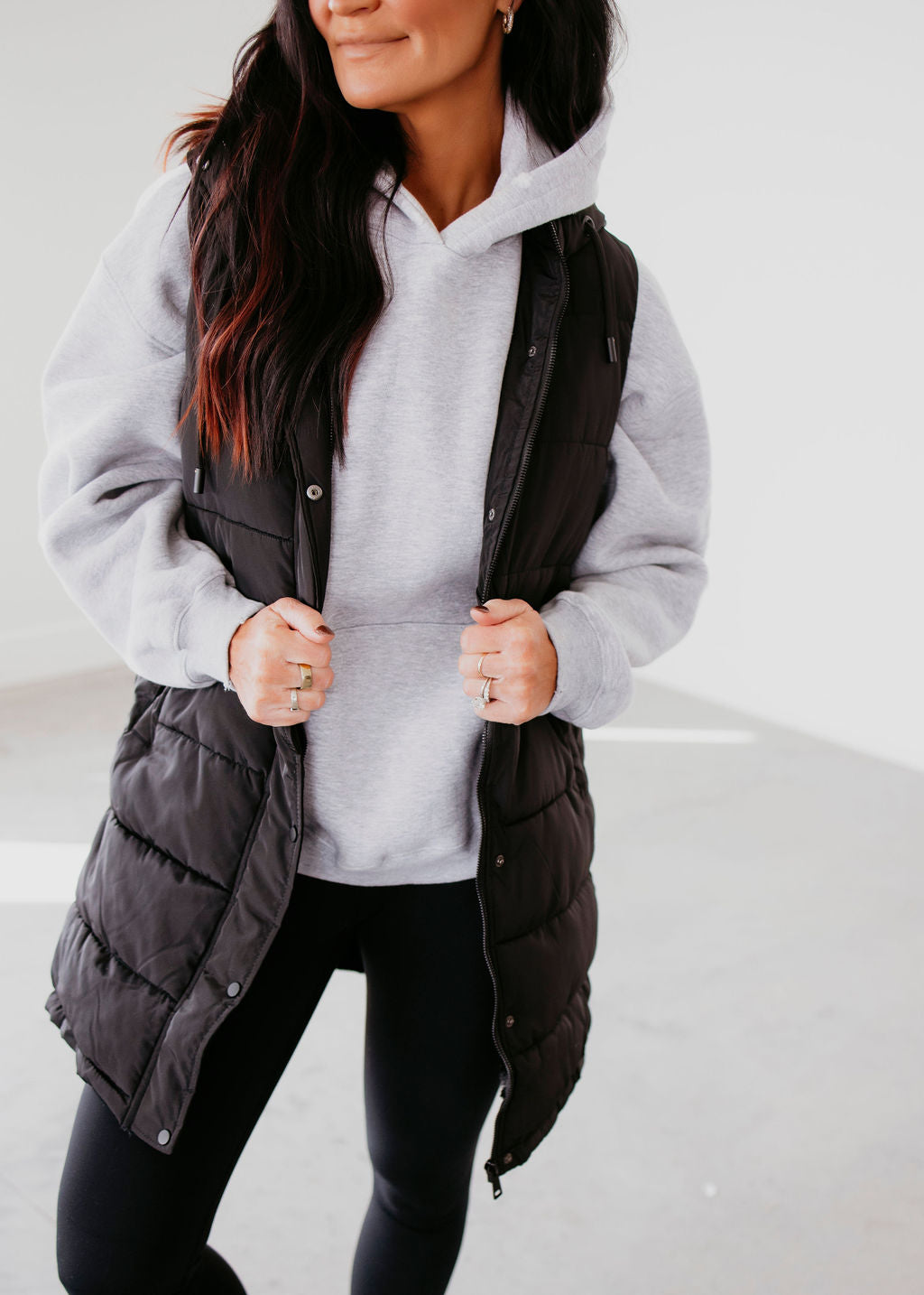 Peyton Hooded Puffer Vest