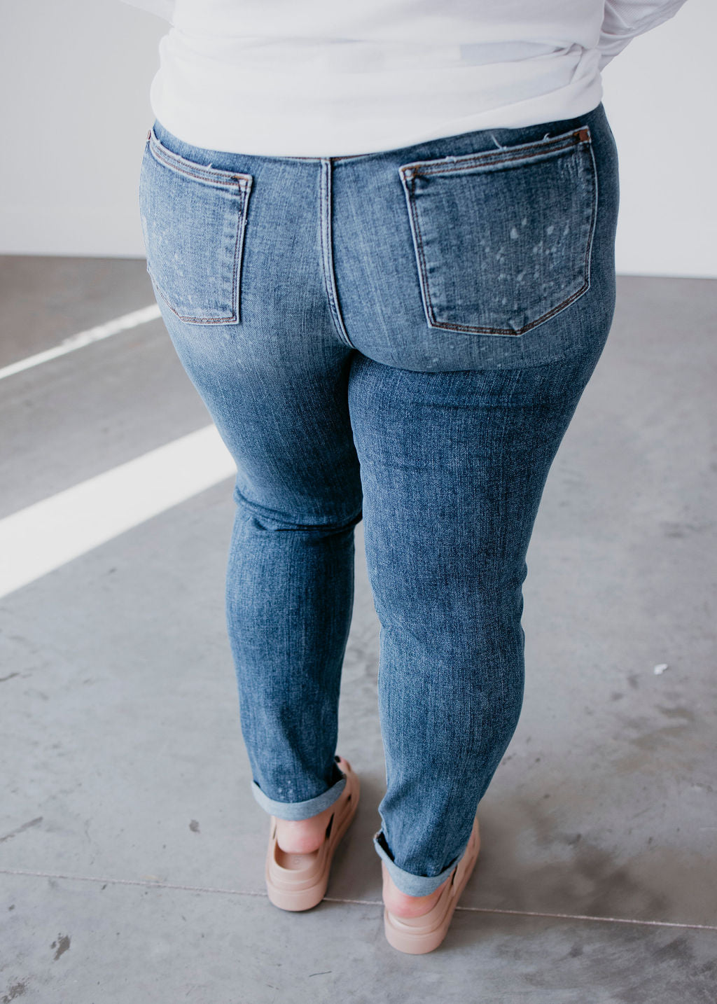 Josey Judy Blue Boyfriend Jean