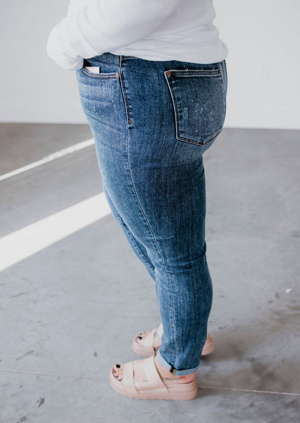 Josey Judy Blue Boyfriend Jean