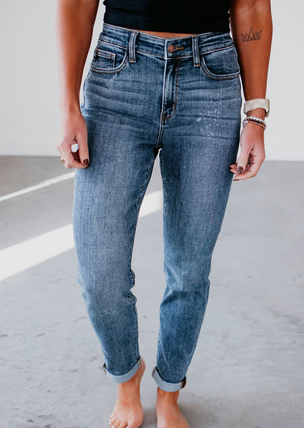 Josey Judy Blue Boyfriend Jean