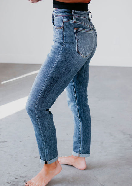 Josey Judy Blue Boyfriend Jean