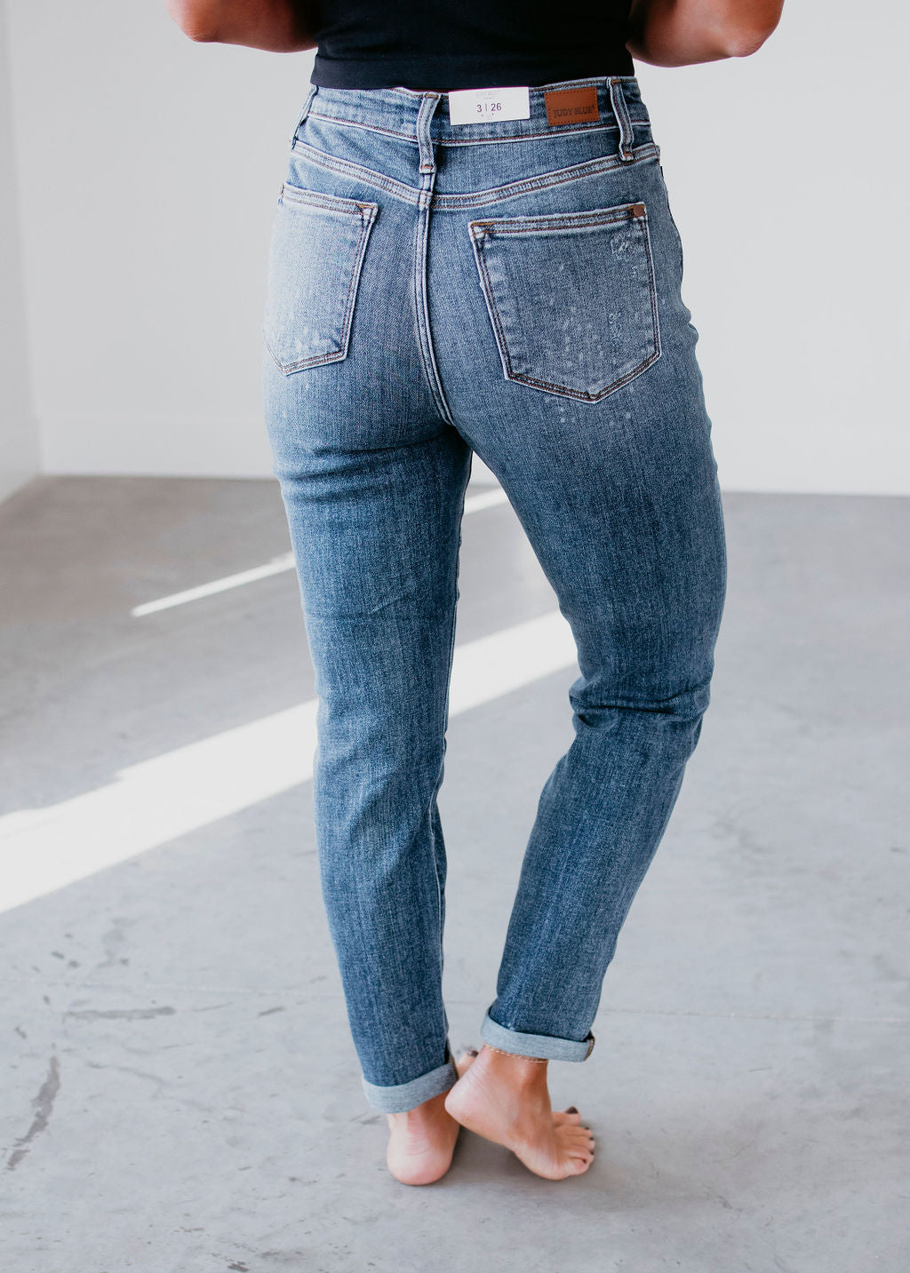 Josey Judy Blue Boyfriend Jean