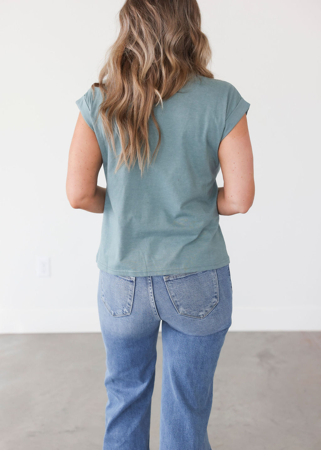 Francene Folded Sleeve Tee