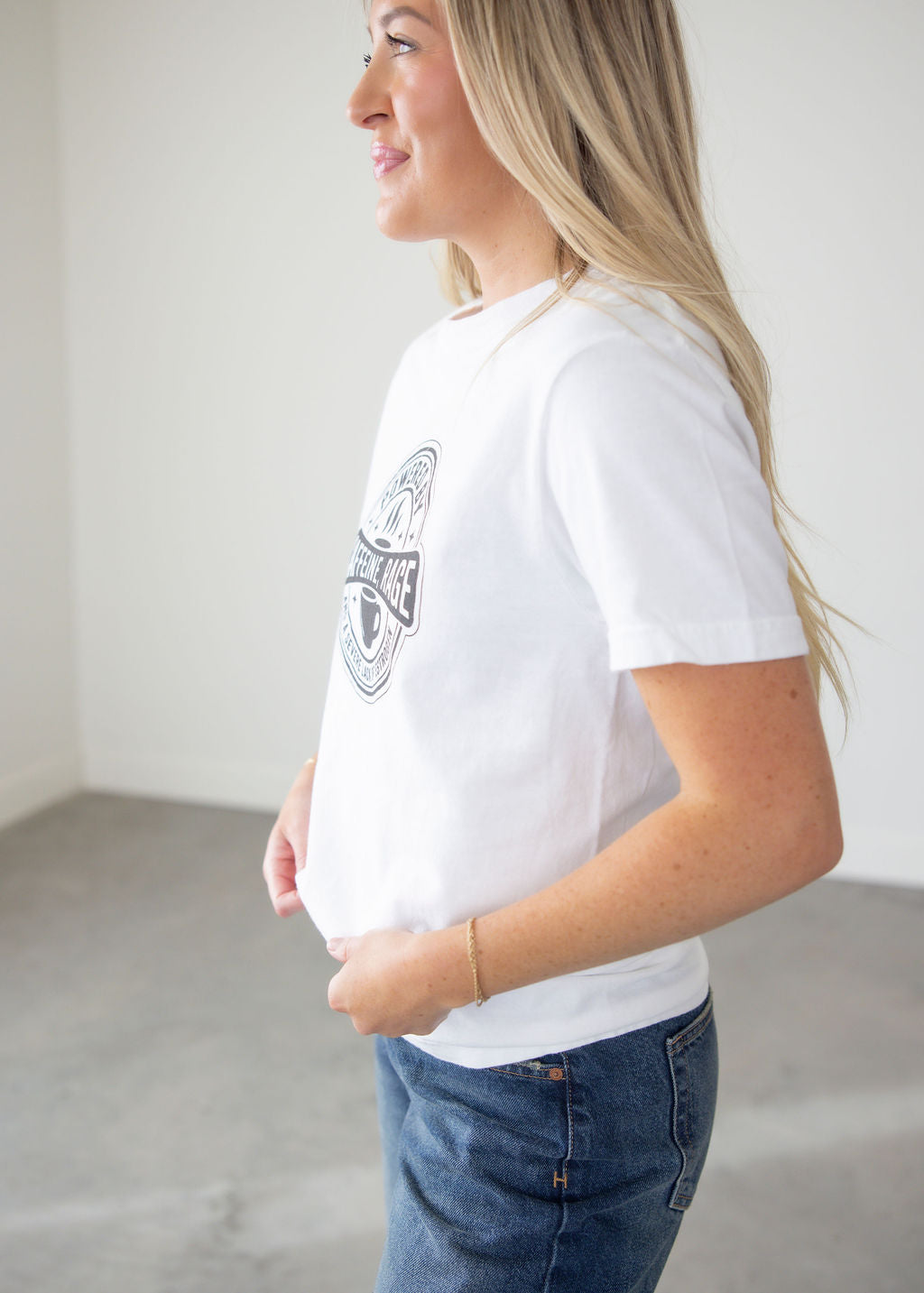 Powered By Caffeine Graphic Tee