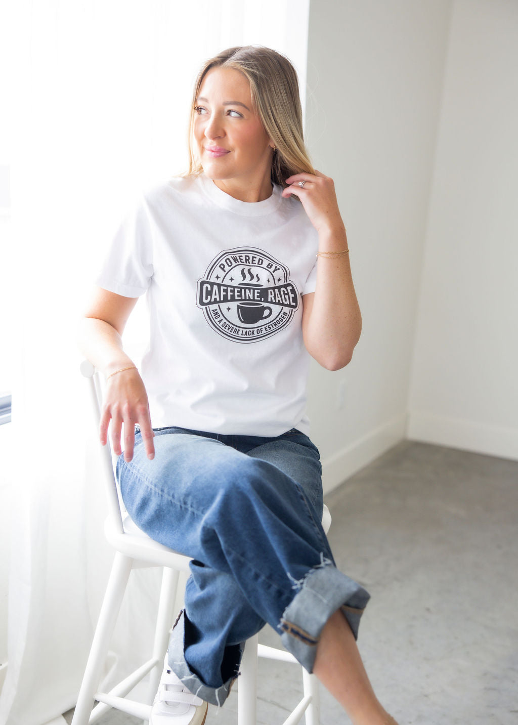 Powered By Caffeine Graphic Tee