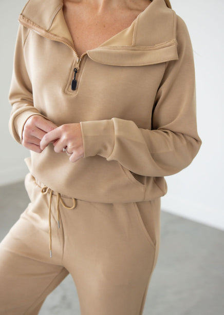 トップス Lili Ultra Soft Half Zip by Lily & Lottie | Lauriebelles