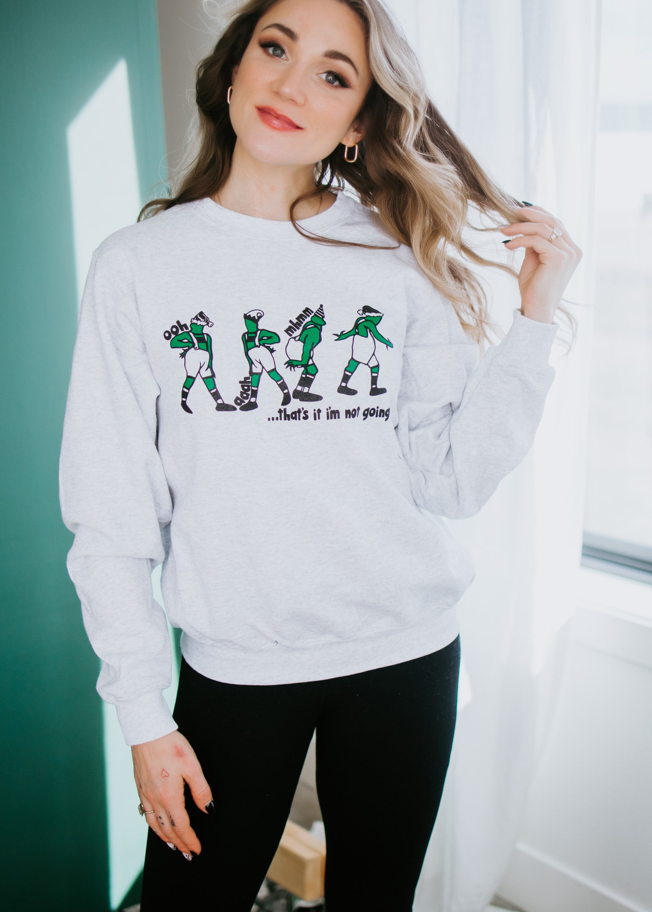 image of I'm Not Going Graphic Sweatshirt