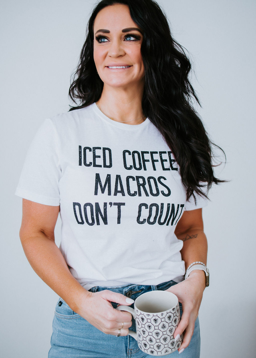 image of Iced Coffee Macros Tee