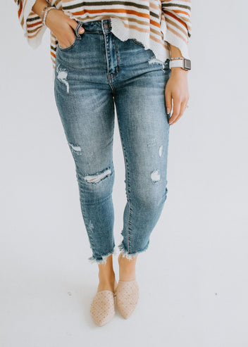 Hugo Distressed Skinny Jean