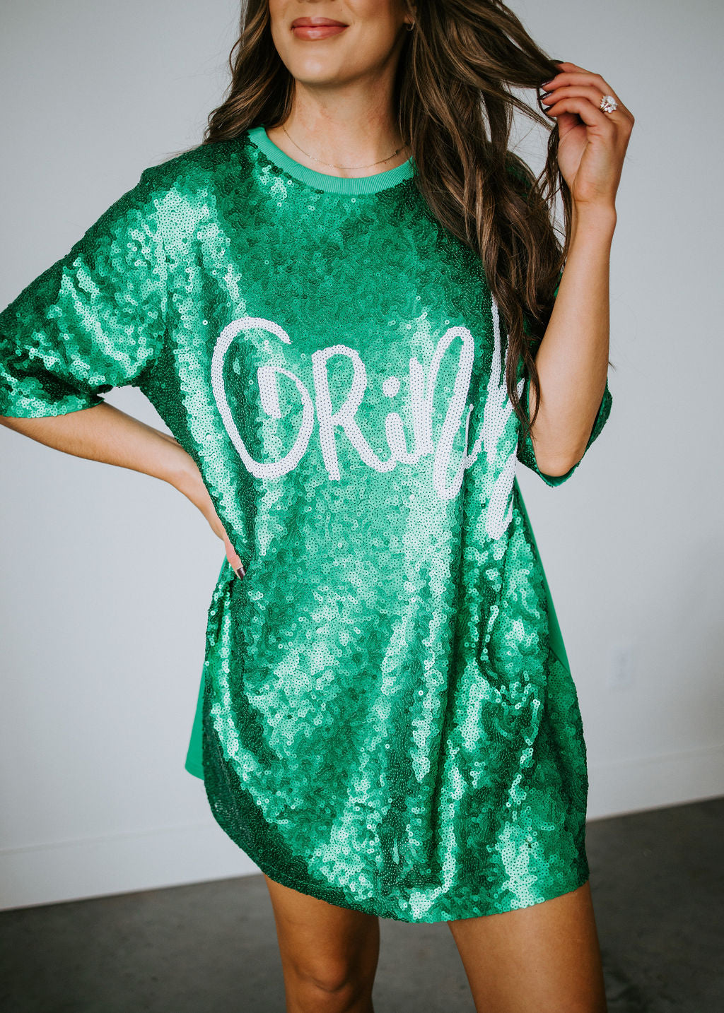 image of Grinch Sequin Dress