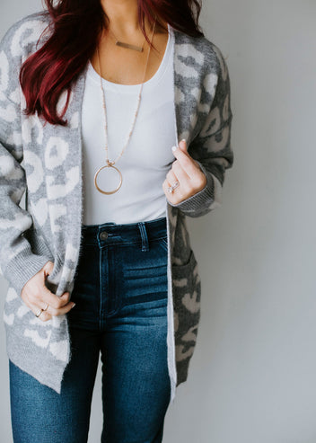 Hard Being PURRfect Leopard Cardigan FINAL SALE