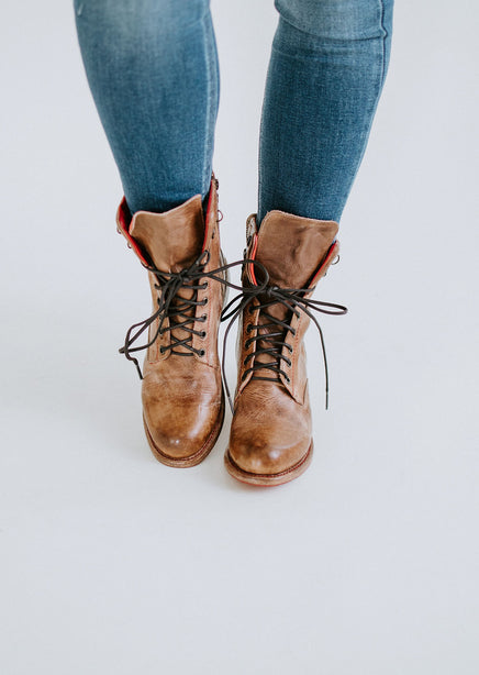 Bed Stu Anne Leather Lace Up Boot - ONLINE ONLY FINAL SALE