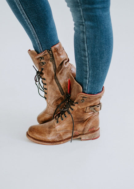 Bed Stu Anne Leather Lace Up Boot - ONLINE ONLY FINAL SALE