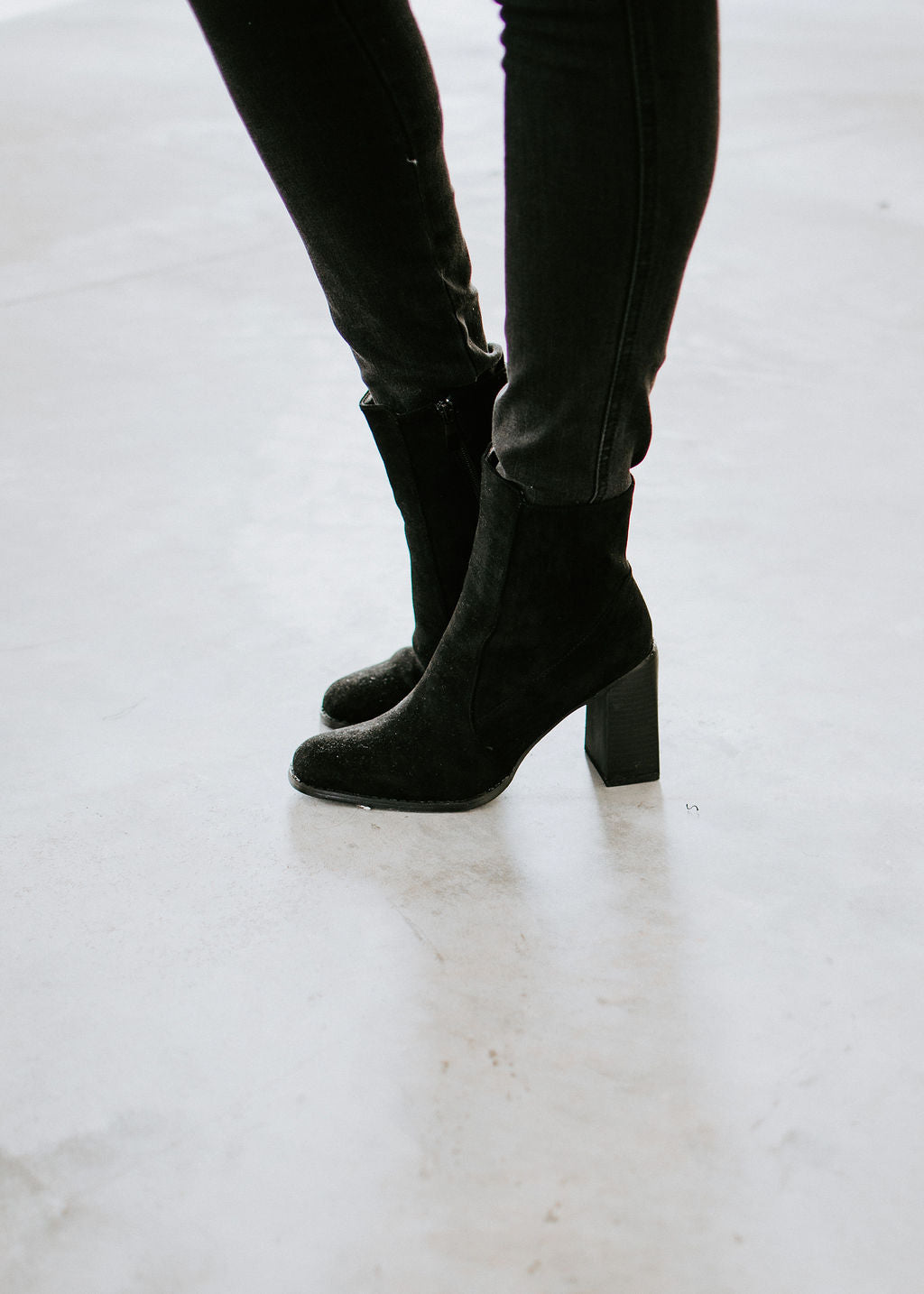 image of On The Rise Heeled Ankle Bootie FINAL SALE