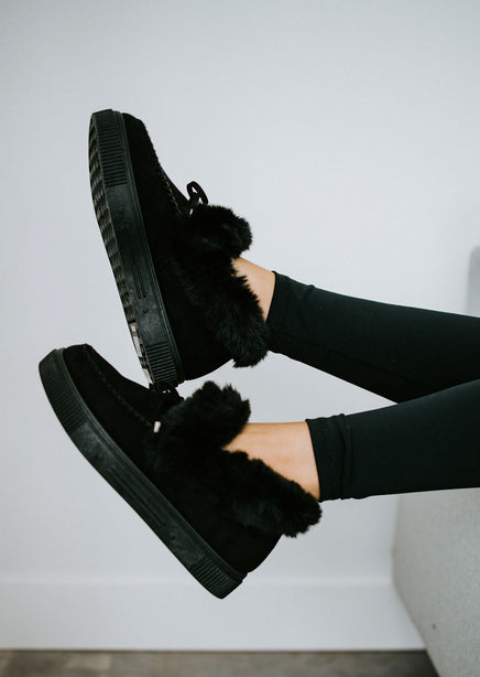 Delta Fur Chunky Loafers FINAL SALE
