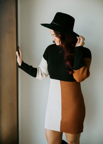 Square It Well Sweater Dress FINAL SALE