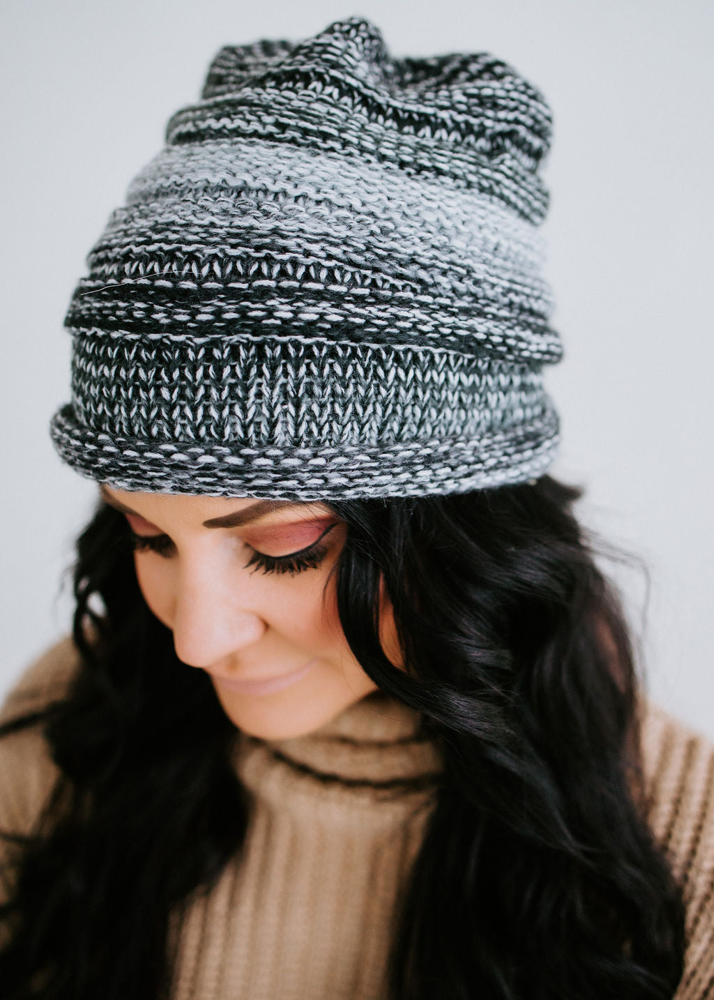 Philip Ruched Knitted Beanie FINAL SALE