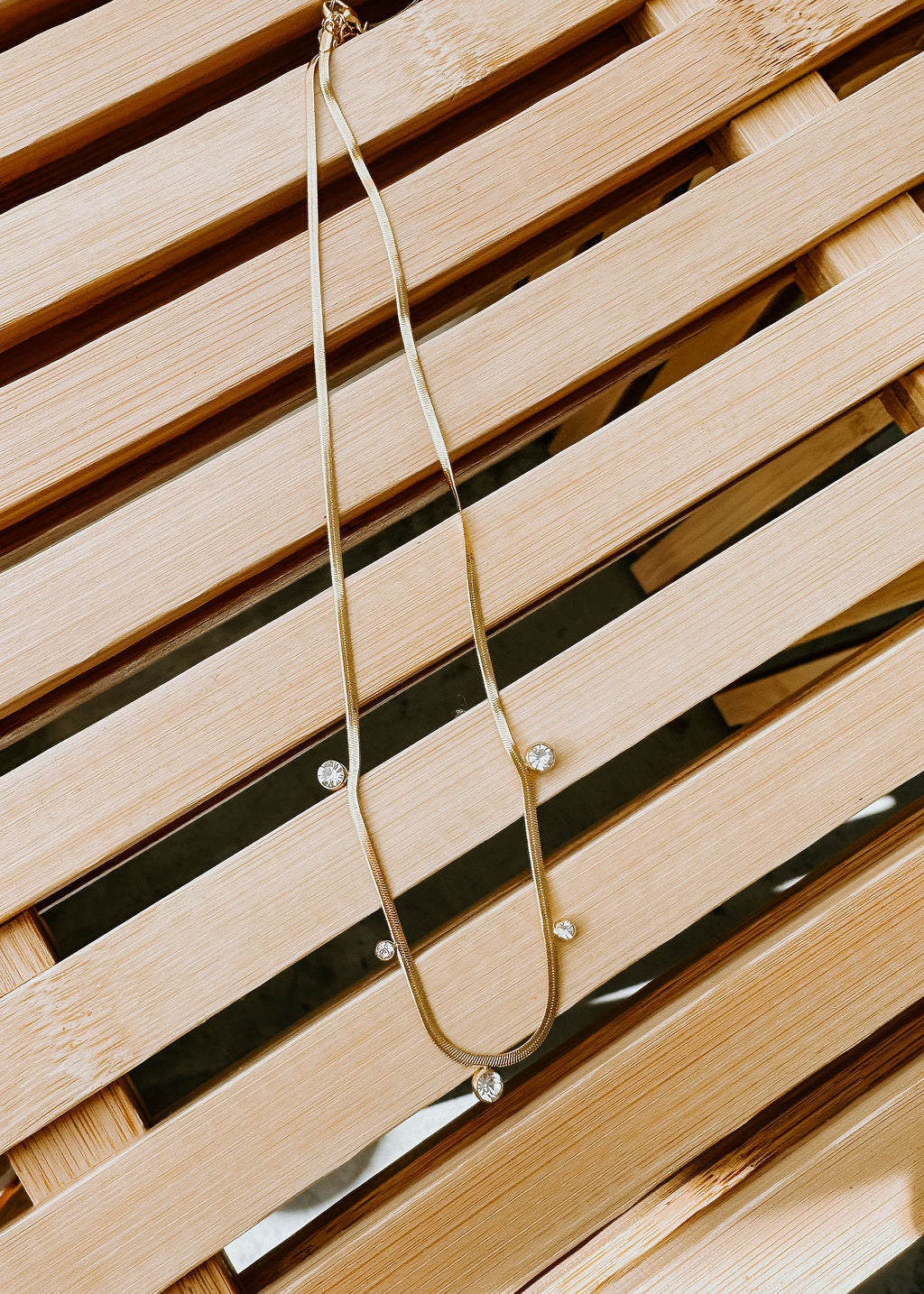 image of Cassi Herringbone Necklace