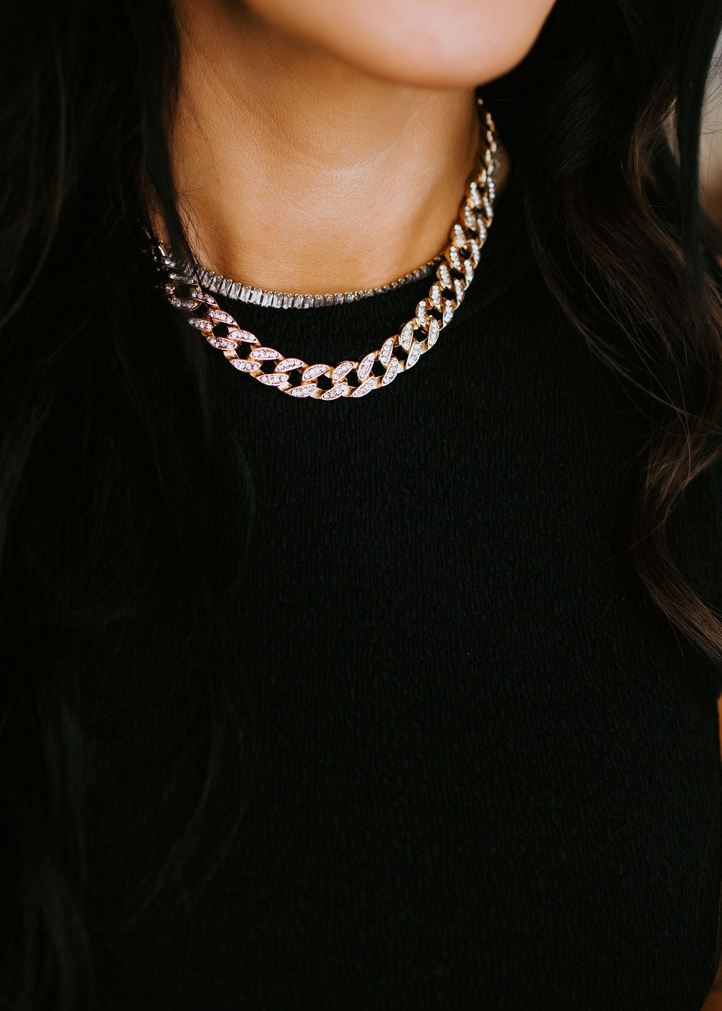 image of Sleek Peak Choker Necklace