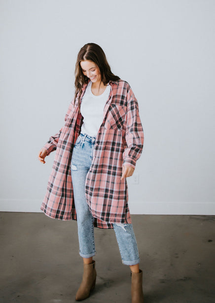 Baya Plaid Top