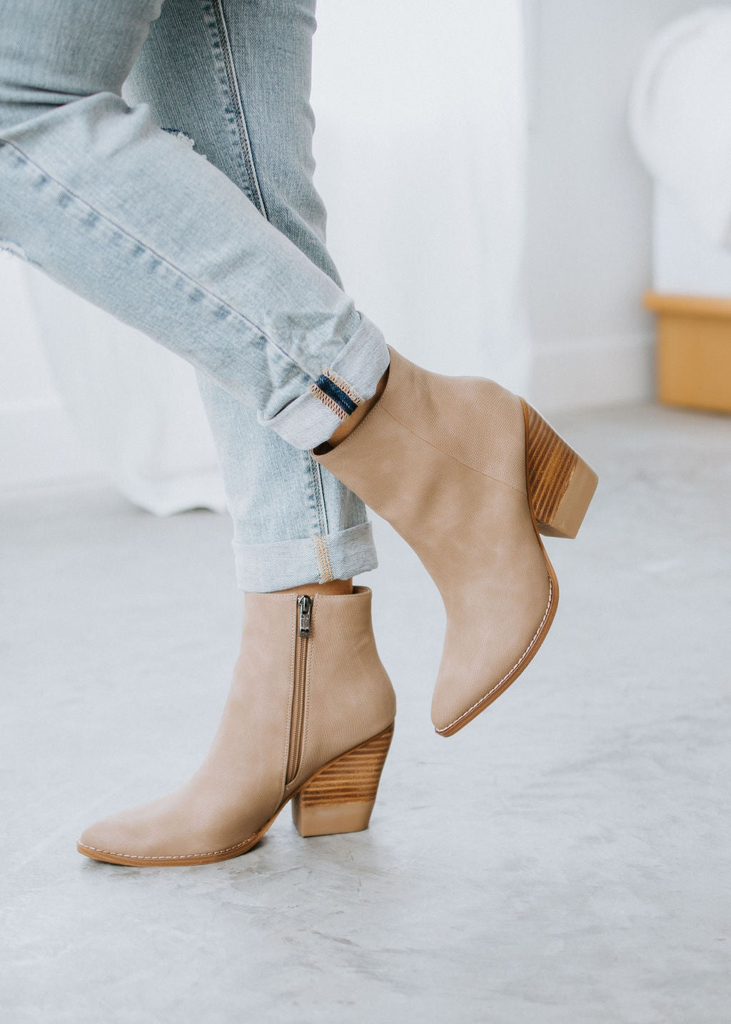 The Watkin Ankle Boot in Suede