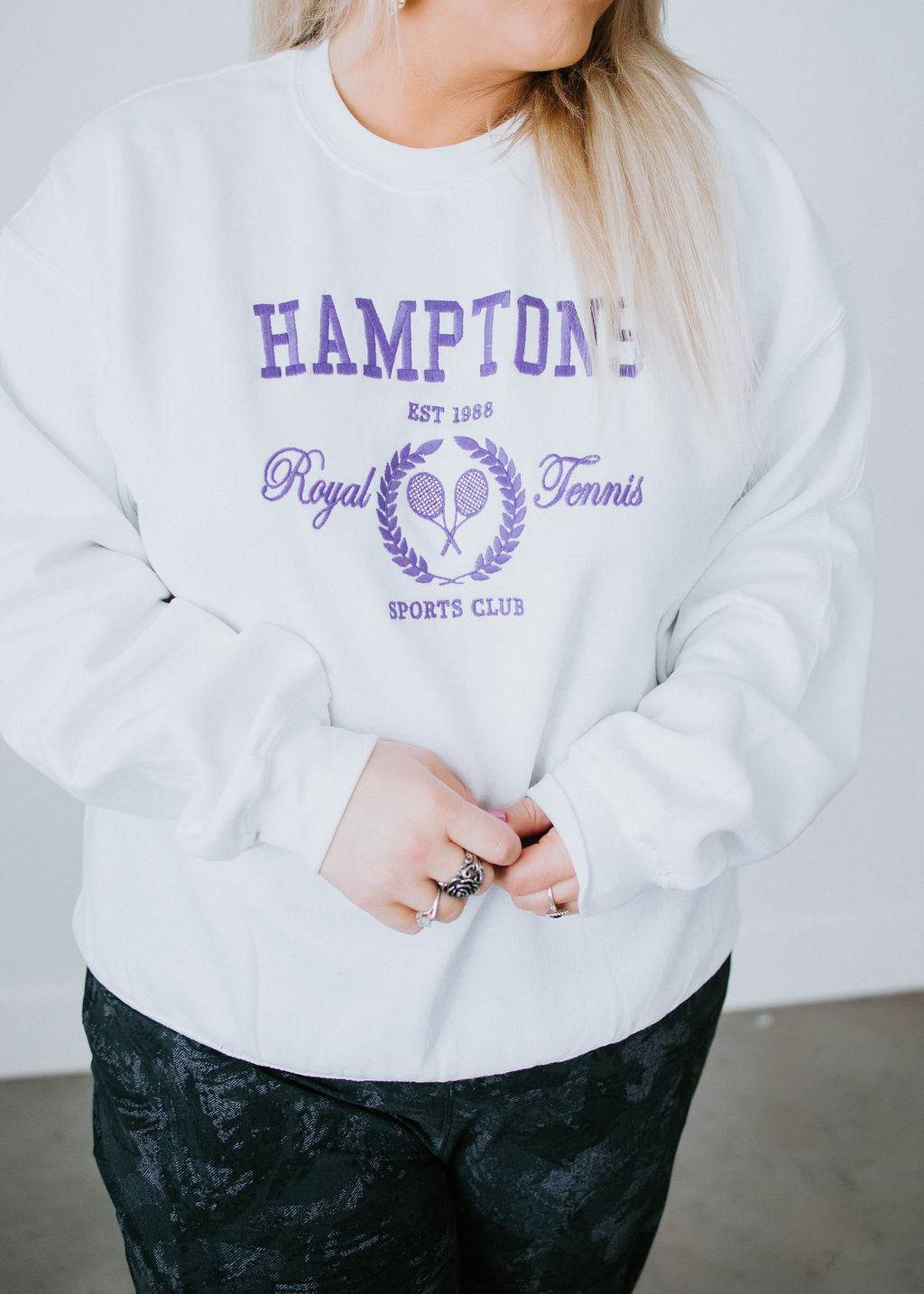 Hamptons Embroidered Sweatshirt