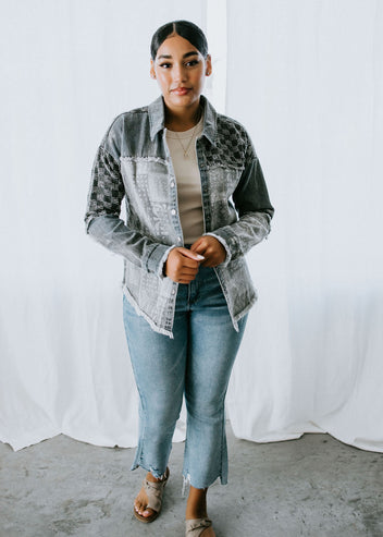 Shawnee Mixed Denim Shacket
