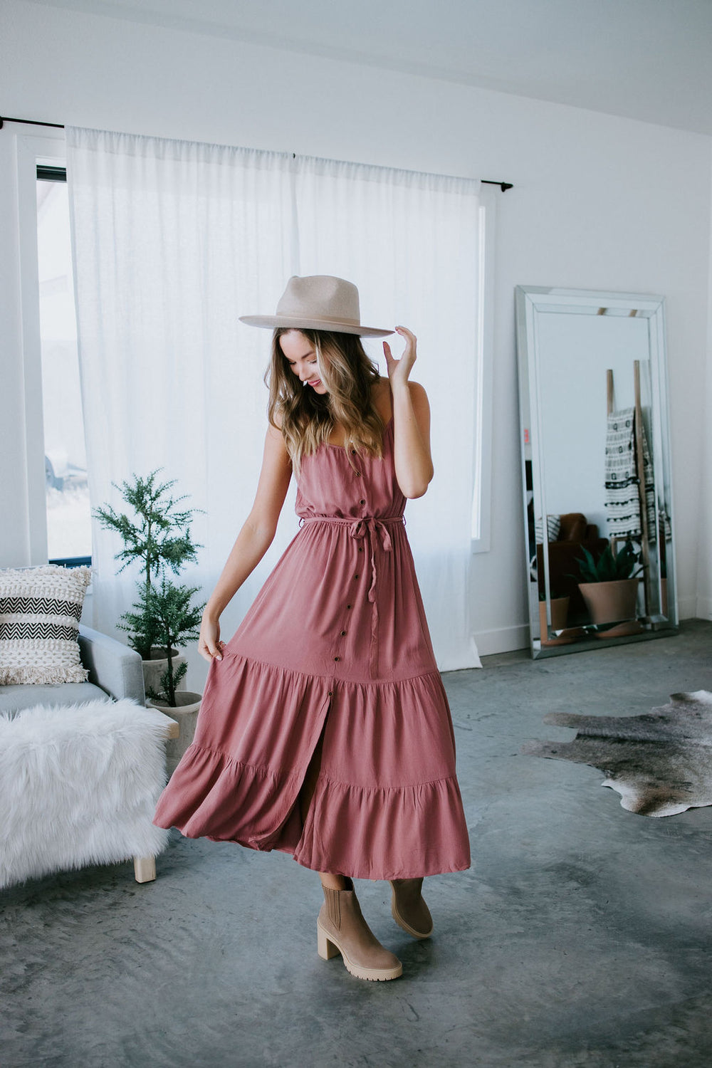 Nicole Tiered Maxi Dress