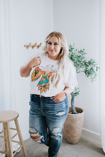 Roam Free Cotton Graphic Tee