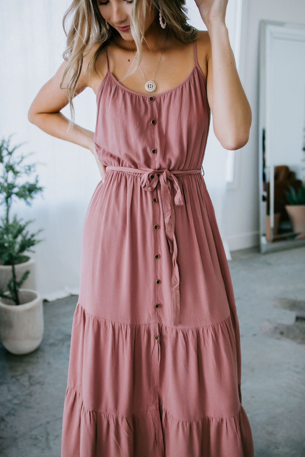 Nicole Tiered Maxi Dress