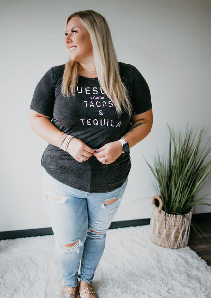 Curvy Tuesday Calls For Tacos Tee FINAL SALE