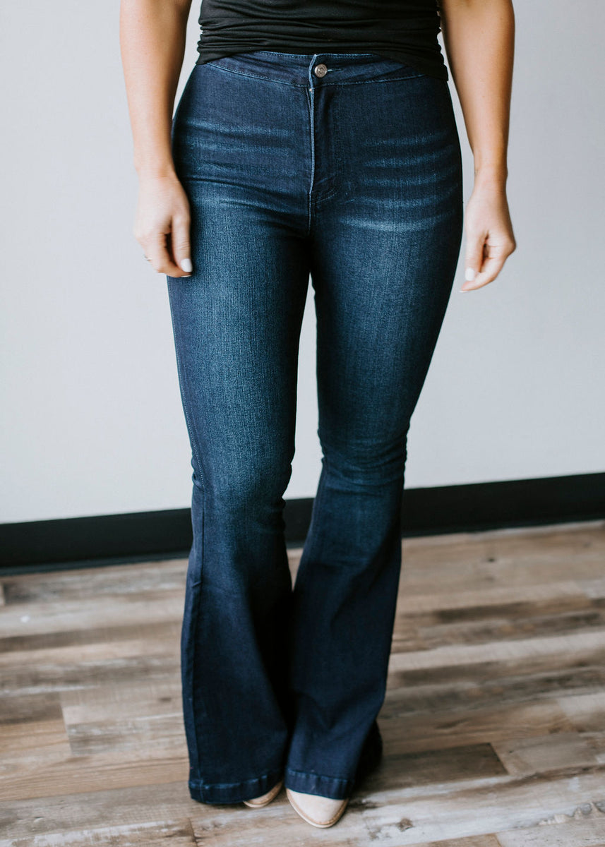 KanCan Super Flare Jeans | High Waisted Bell Bottom Jeans – Lauriebelles