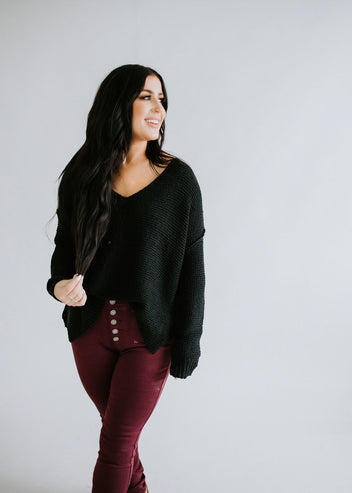 Devon V-Neck Sweater FINAL SALE