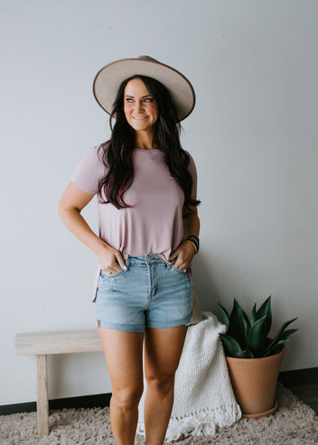 Casual Confidence Crew Neck Tee FINAL SALE