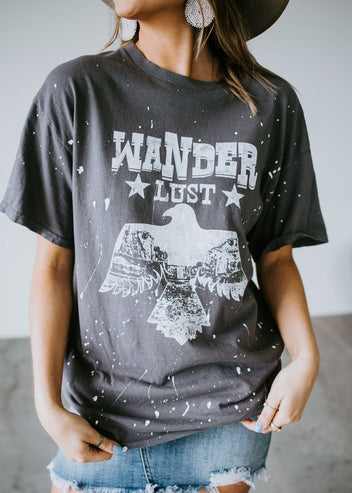 Wanderlust Splatter Graphic Tee