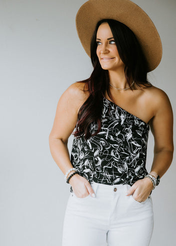 Piper One Shoulder Top FINAL SALE