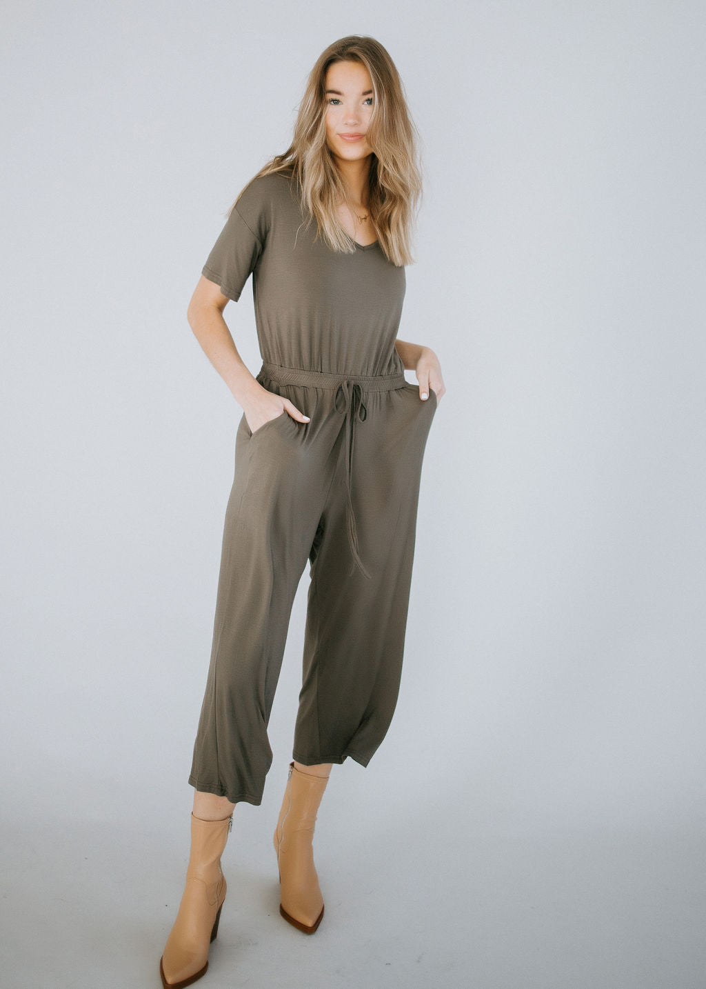 image of Pretty Pleased Jersey Jumpsuit