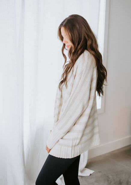 Milah Striped Cardigan