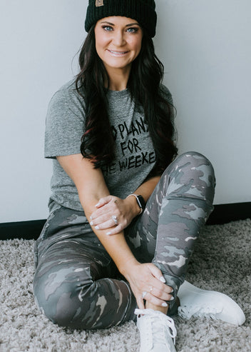 No Plans For The Weekend Graphic Tee FINAL SALE