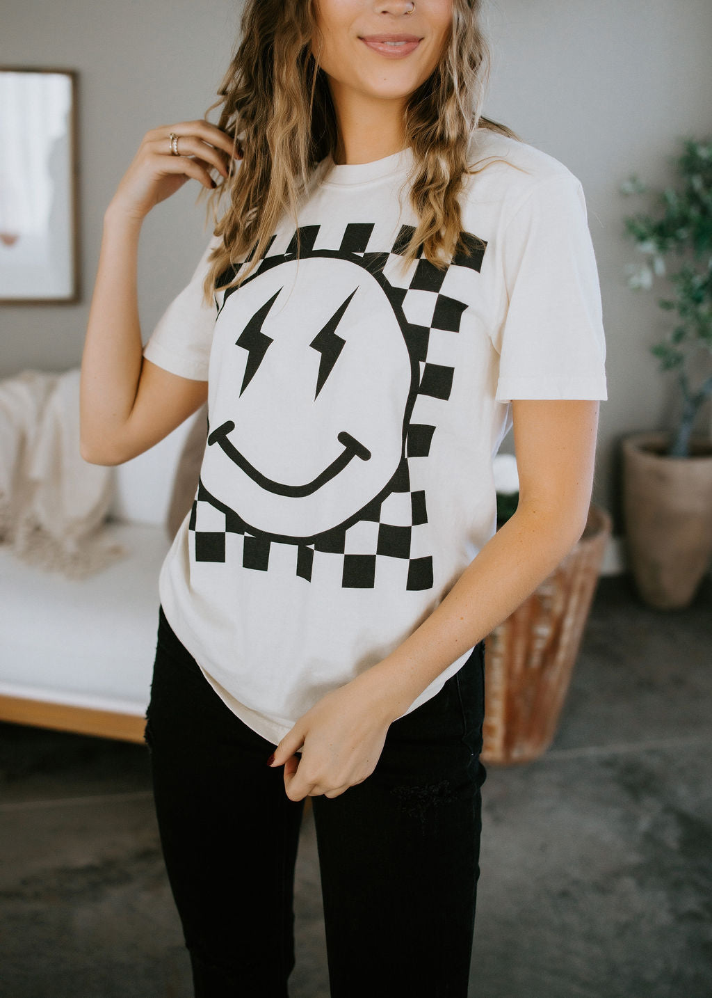 image of Check Your Smile Graphic Tee
