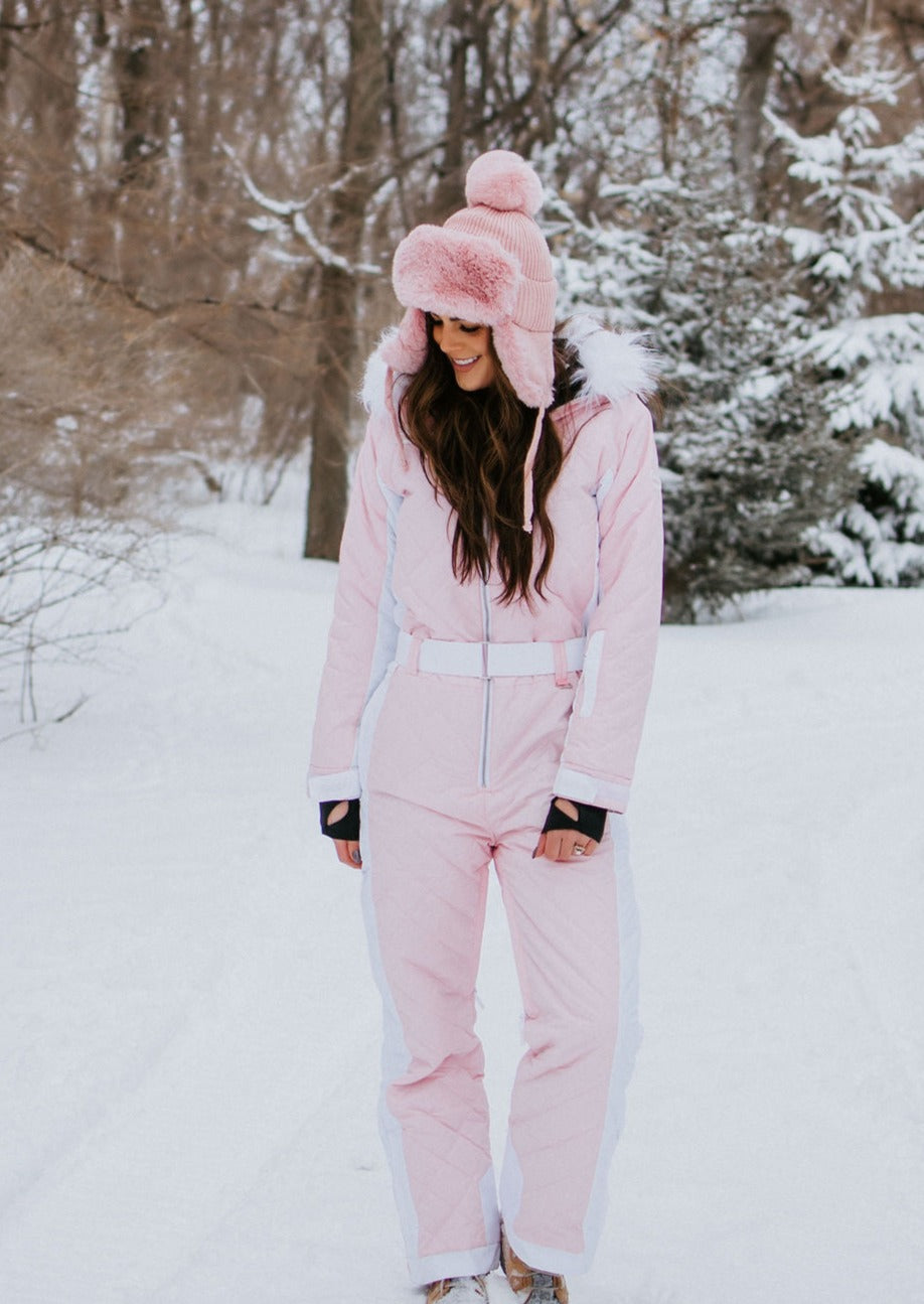 image of Powder Pink Snow Suit