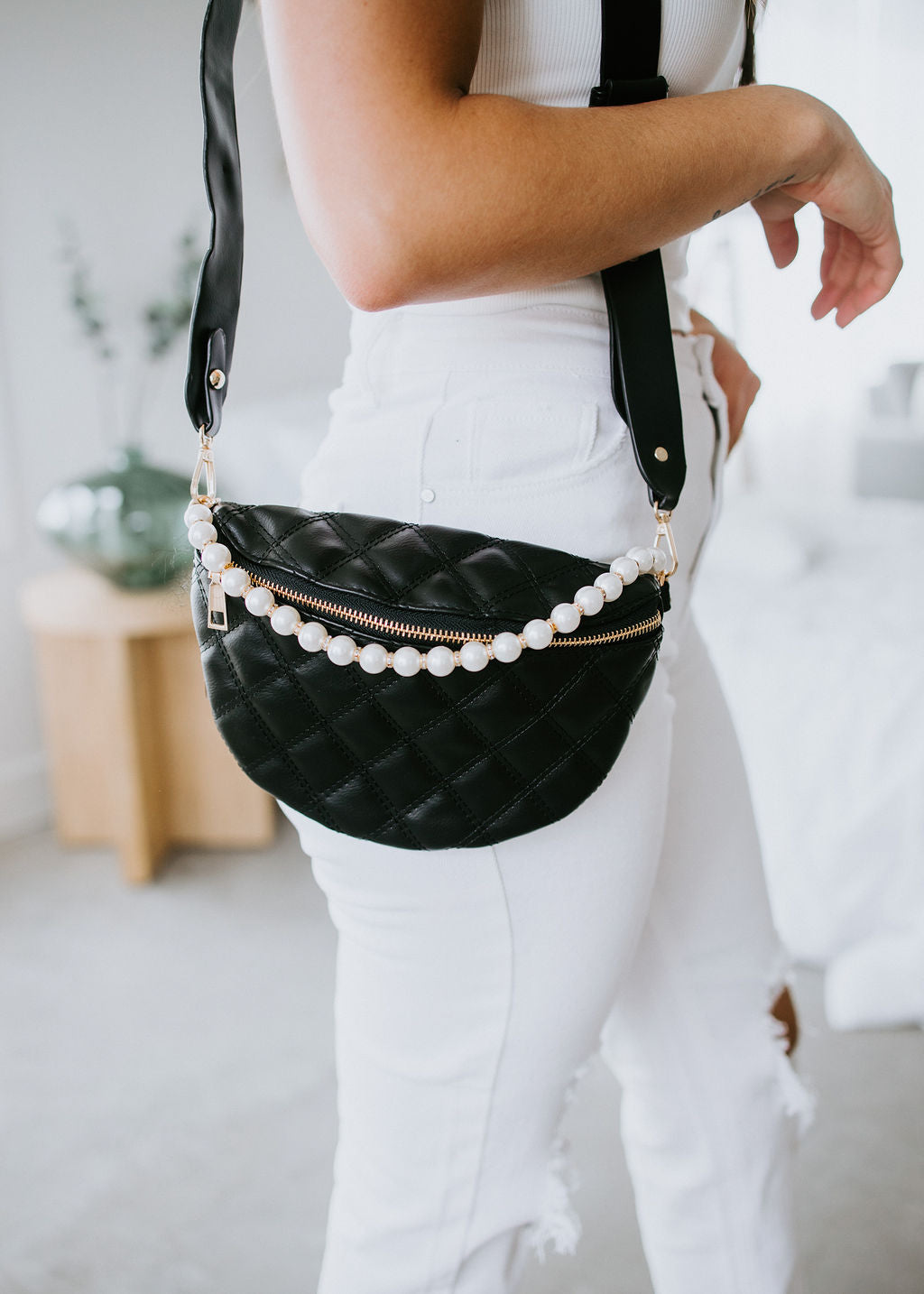 Pearl Please Quilted Bag