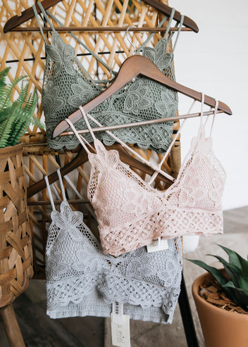 Crochet Lace Bralette - FINAL SALE