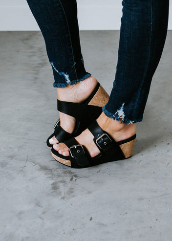 Laurie Wedge Sandal by Very G