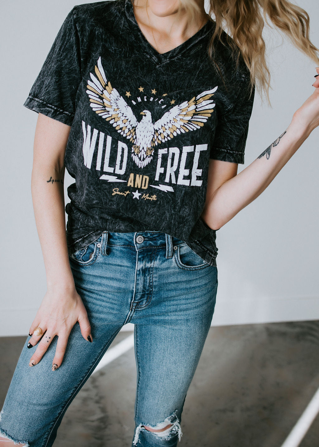 image of America Wild and Free Tee