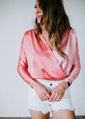 Double Take Two-Tone Bodysuit